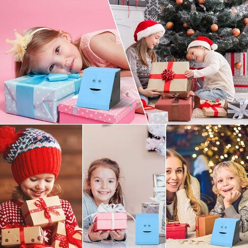 بنك توفير العملات المعدنية من فيس بانك، صندوق نقود أزرق اللون للأطفال يعمل بالبطارية in Kuwait