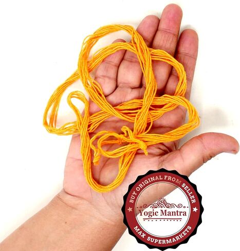 يوجيك مانترا Kesari Janoi خيط ياغنوبافيت (5 خيوط هولي جانايو) خيط بوجا المقدس جانيفا أوبانيانا سانسكارا هيندوسي بوجا روحاني براهمين خيط جانيو سانسكار in Kuwait