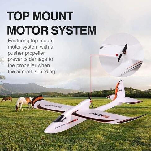 Fms Rc Plane for Adults Easy Trainer 1280mm (50.4") Wingspan 4CH for Beginner Hobby Rc Airplane PNP Without Reflex (not Include Transmitter/Receiver/Battery) in Saudi Arabia