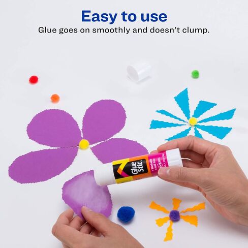 Avery Glue Stick Value Pack for Creative DIY Family Projects Like Photo collages and Celebration Cards, Washable, 1.27 oz. Permanent Glue Stic, 18pk (00192) in Kuwait
