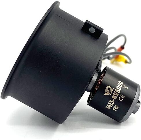 XFLY-MODEL 40 مم 12 شفرة EDF مروحة أنبوبية مع 3S/4S 1413-KV5000 محرك خارجي بدون فرش نموذج طائرة نفاثة in Kuwait