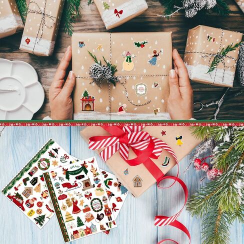 930 Pcs Cozy Christmas Element Sticker Christmas Holiday Stickers Christmas Stickers for Scrapbooking Fancy Christmas Planner Stickers for Kids Adults DIY Festive Crafts Calendar in Kuwait
