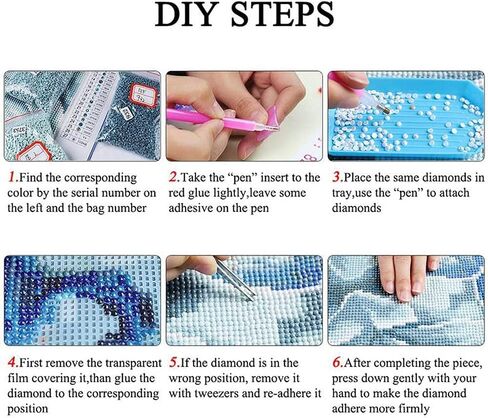 5d Diamond Painting Kits for Adults,Full Drill Diamond Art Animals Butterfly Rhinestone Painting with Diamonds Pictures Arts and Crafts for Home Wall Decor（12x16 Inch） in Kuwait