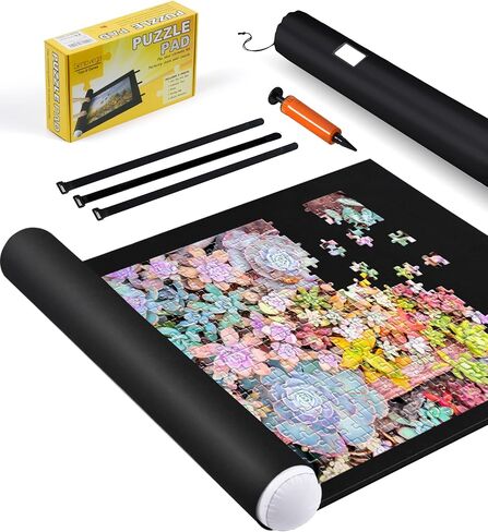 سجادة أحجية الصور المقطوعة قابلة للطي - 2000 1500 1000 قطعة من وسادة اللباد الكبيرة من Puzzel، لوحة ألغاز للأطفال البالغين، تخزين الأرضيات ونقلها بسهولة، غطاء أنبوب مضخة قابل للنفخ منظم غطاء مات in Kuwait