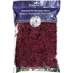 Super Moss (26879) Spanish Moss Preserved Bag, 8 oz, Wine in Saudi Arabia