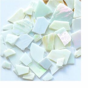 Large Broken Mosaic Glass Pieces for Crafts, Bulk Stained Glass Sheets Mosaic Tiles Mosaic Project Making Supplies, Assorted Colors and Shapes - 7oz, Red Series