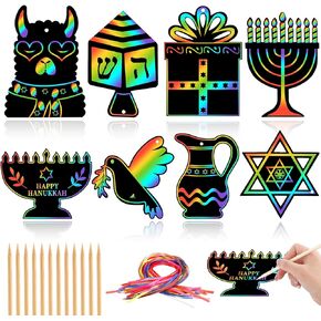JULMELON 36 PCS Mexican Crafts for Kids, Rainbow Scratch Art for Kids Mexican Fiesta Gifts DIY Magic Color Fiesta Scratch Cards for Mexican Fiesta Party Favors Cinco De Mayo Party Decorations