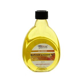 U.S. Art Supply Refined Linseed Oil, 125ml / 4.2 Fluid Ounce Container
