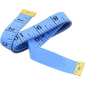 Arshway Measuring Tape for Body Sewing Tailor Fabric Cloth Weight Loss Craft Supplies Soft Flexible Fiberglass Ruler Dual Scale Measurement Tape 60 Inch /150CM (Blue) in Kuwait