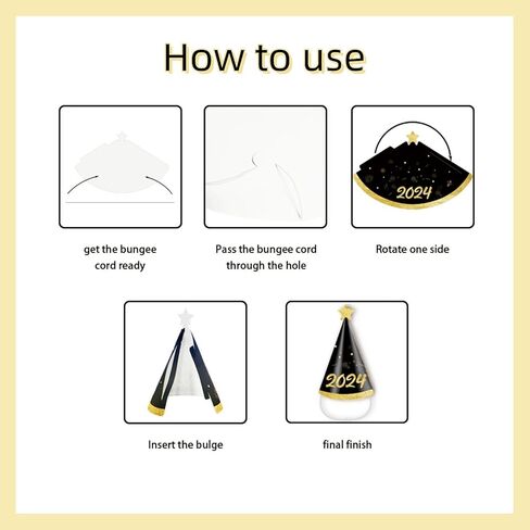 42 قطعة من لوازم حفلات ليلة رأس السنة 2024 - تتضمن حزمة ديكورات السنة الجديدة السعيدة 6 تيجان للرأس و6 قبعات مخروطية و12 نفخة و18 نظارة رأس السنة الجديدة لهدايا حفلات رأس السنة الجديدة in Kuwait