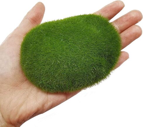 YOOHUA 30 قطعة 3 مقاسات من صخور الطحالب الاصطناعية المزخرفة، كرات الطحالب الخضراء، أحجار الطحالب، أحجار مغطاة بالطحالب الخضراء، ديكور طحالب وهمية لترتيبات الزهور، والحدائق الخيالية والحرفية in Kuwait