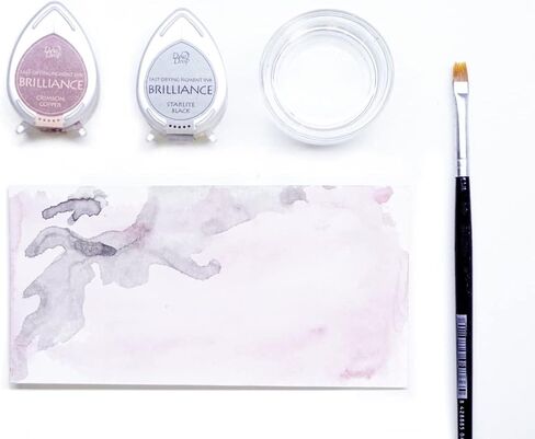 Tsukineko 4-Pack Brilliance Dew Drop Inkpads, Earthtone in Saudi Arabia