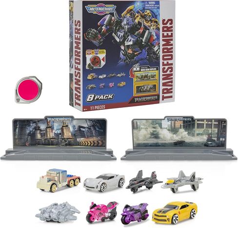 Micro Machines Transformers 2007 Set - 8 Highly Detailed Vehicles - Autobots - Decepticons - More Than Meets The Eye - Amazon Exclusive in Kuwait