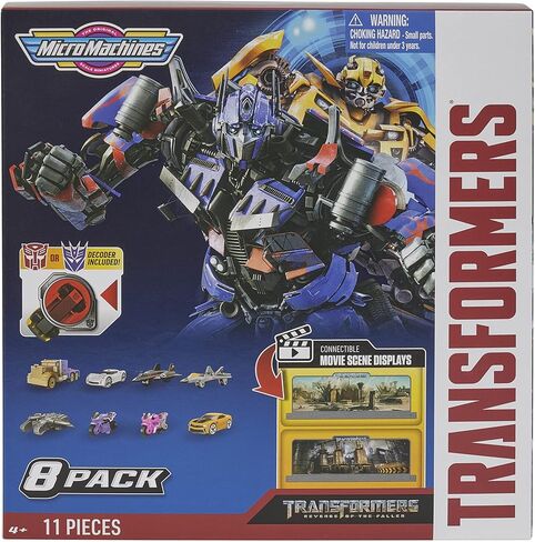 Micro Machines Transformers 2007 Set - 8 Highly Detailed Vehicles - Autobots - Decepticons - More Than Meets The Eye - Amazon Exclusive in Kuwait