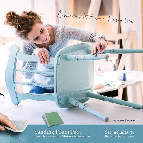 مجموعة فرشاة طلاء الشمع بالطباشير العتيقة | طلاء الأثاث أو تشميعه | 6 فرش + 11 أداة وإضافات | مشاريع إعادة تصميم ديكور المنزل الكبيرة والصغيرة | شعيرات طبيعية كثيفة in Kuwait