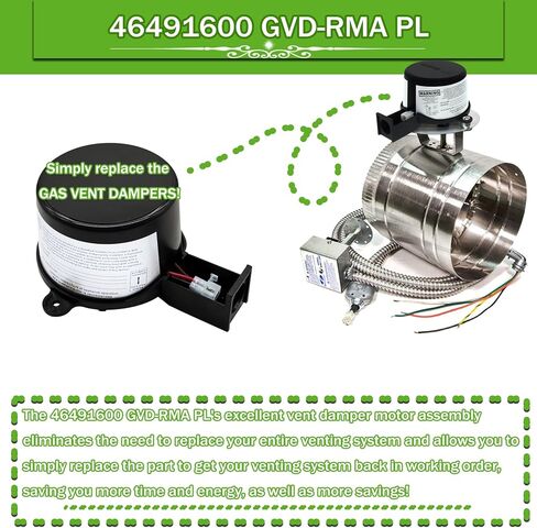 مجموعة محرك مثبط التهوية 46491600، مجموعة محرك مثبط الغلاية GVD-RAM PL، متوافقة مع أدوات التحكم الميدانية 46491600، تحل محل مجموعة المحرك GVD-6، ضمان لمدة 5 سنوات in Kuwait