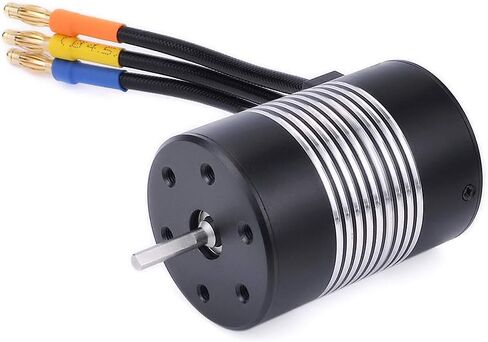 Jrelecs 3650 5900KV Sensorless Brushless Motor 120A Brushless ESC & Program Card Waterproof Motor ESC Combo 3.175mm Shaft for 1/10 RC Car Truck in Saudi Arabia