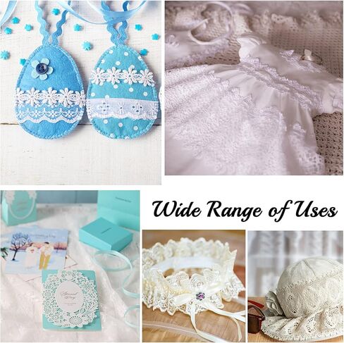 GORGECRAFT 5 Yards Wide Elastic Lace Fabric 4in Wide Floral Lace Ribbon Stretch Tulle Webbing Fabric Trim Lace for DIY Sewing Making Craft Clothes Accessories Gift Wrapping Wedding Party Decoration in Kuwait