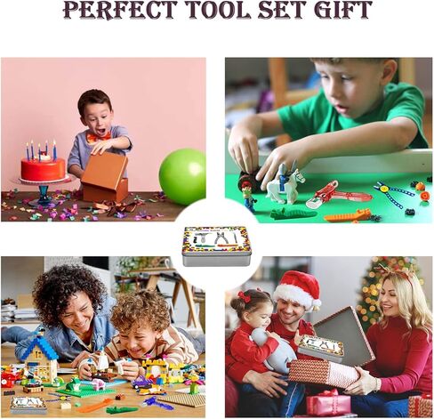 مجموعة أدوات بناء الكتل من SIOYTOER، أدوات فصل الطوب المتوافقة مع مجموعة أدوات الكتل الصغيرة من Lego & Technic، متعددة الوظائف، كماشة مطرقة، وملاقط، وحاميات الأصابع مع صندوق قصدير (أزرق) in Kuwait