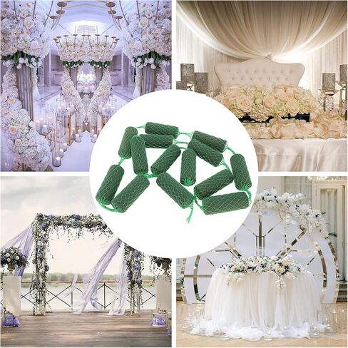 28 قطعة من مكعبات إسفنجية على شكل زهرة إكليل من الإسفنج من باتيوير، حامل زهور من الفوم الرطب على شكل زهور لتزيين المنزل وباب قوس الشجرة للزفاف in Kuwait