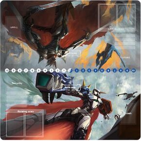 سجادة لعب sabermaster DTCG لـ Digimon Playmat 2 Player Duel Mat لوحة المنافسة الألعاب حصيرة بطاقة الموثق سطح السفينة 60 * 60 سم 23.6 × 23.6 بوصة (3)