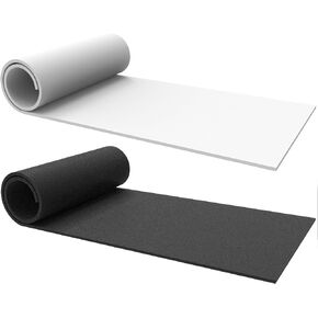 ويهبتي وسادة اسفنجية لتنجيد الاريكة من قطعتين - 0.6 انش × 24 انش × 70 انش، بطانة فوم للاثاث - وسادة كرسي بديلة عالية الكثافة للمشاريع اليدوية والكراسي المتحركة والواح الراس والارائك والمنزل in Kuwait