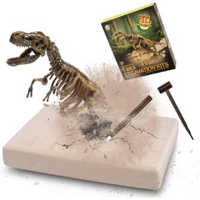 VIBIRIT Dig Up Dinosaurs Skeleton Set,Dinosaur Digging Fossil Kit Model Toys Educational Realistic Toys for Kids,Boys,Girls