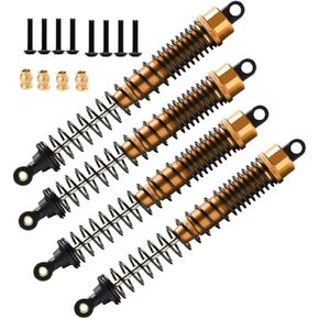 130mm RC Shock Absorber Damper Oil Adjustable Type for RC Car 1/10 Crawler Truck HPI HSP Losi Axial Tamiya Redcat Upgrade Part 4pcs/Set(Green) in Kuwait