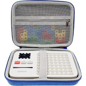 حافظة LeoTube متوافقة مع لعبة ألغاز GiiKER Super Blocks، وحامل تخزين للسفر لألغاز تحفيز الدماغ، وملحقات وحدة التحكم في الألعاب المحمولة التفاعلية (الحافظة فقط) (أزرق) in Kuwait