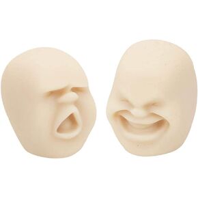 zonzxcv 2 Pieces Human Face Emotion Balls Stress Balls for Adults Teens Adults Squishy Stress Ball, Weird Stuff,Stress Relief Toys for Adults (Random Expression) in Kuwait