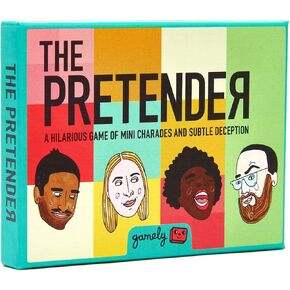 The Pretender: The pocketsize Game of Subtle Signals, Skillful Guesswork and Artful Bluffing. Hilarious Social Deduction Game for Adults, Teenagers and Families in Saudi Arabia