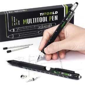 هدايا للرجال والأب، هدايا عيد الميلاد، حشوات تخزين للزوجة البالغة، 10 في 1 مجموعات أقلام متعددة الأدوات، أدوات رائعة، أفكار هدايا تقنية فريدة للزوج والصديق، عامل يدوي يدوي الصنع in Kuwait