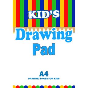 Kid's Drawing Pad A4: Drawing Paper for Children, Large Format Sketch Book for Kids, A4 Blank Paper Journal For Drawing, Doodling, Writing & Sketching. in Kuwait