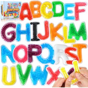 LESONG Alphabet Letters Sensory Toys: ABC Learning Educational Montessori Toys, Fidgets Sensory Toys for Classroom Calm Down Corner Autistic Anxiety Relief