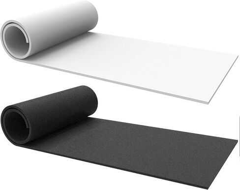 ويهبتي وسادة اسفنجية لتنجيد الاريكة من قطعتين - 0.6 انش × 24 انش × 70 انش، بطانة فوم للاثاث - وسادة كرسي بديلة عالية الكثافة للمشاريع اليدوية والكراسي المتحركة والواح الراس والارائك والمنزل in Kuwait