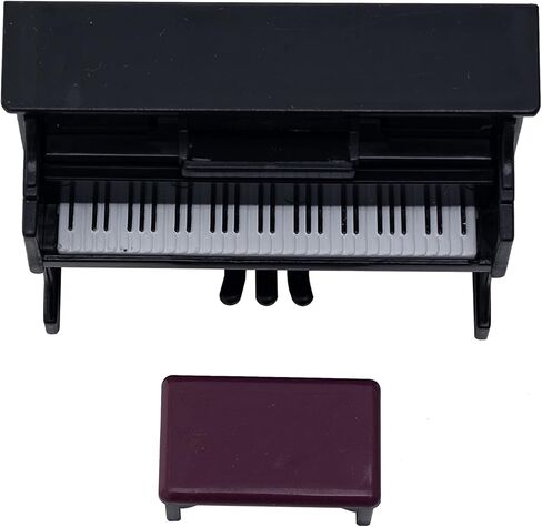 مجموعة أدوات موسيقية مصغرة من Kodycity Dollhouse ملحقات صغيرة للبيانو والكمان والبوق والجيتار والساكسفون والطبل لمنزل الدمية، ملحقات مصغرة بمقياس 1 12 لديكور غرفة الموسيقى النموذجية in Kuwait