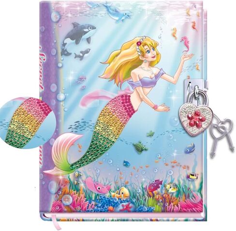 DUDUBUY يوميات فلامنغو مع قفل للأطفال مذكرات الفتيات الصغيرات 5.25.x7x1 "300 صفحة مبطنة مجلة الفتيات دفتر سري لطيف 2 مفاتيح للطفل كتابة الرسم هدايا السفر عطلة لعمر 5 وما فوق in Kuwait