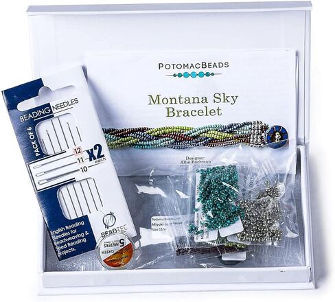مجموعة صنع أساور خرز السماء من بوتوماك بيدز مونتانا - تتضمن المواد التي تحتاج إلى الانتهاء منها! in Kuwait
