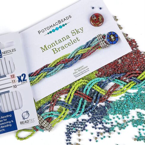 مجموعة صنع أساور خرز السماء من بوتوماك بيدز مونتانا - تتضمن المواد التي تحتاج إلى الانتهاء منها! in Kuwait