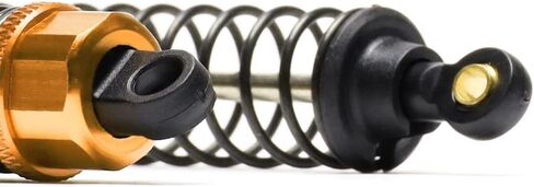 130 مم RC ممتص الصدمات زيت قابل للتعديل لسيارة RC 1/10 شاحنة زاحفة HPI HSP Losi Axial Tamiya Redcat ترقية جزء 4 قطعة/المجموعة (أحمر) in Kuwait
