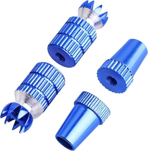 HobbyPark Aluminum RC Transmitter Stick Ends Controller Thumb Rocker M3 Thread for TX Futaba/FrSky/Spektrum DX6i DX7S DX8 DX9 / Taranis X9D /ETurnigy 9X / Hitec Aurora 9 (Blue) in Saudi Arabia