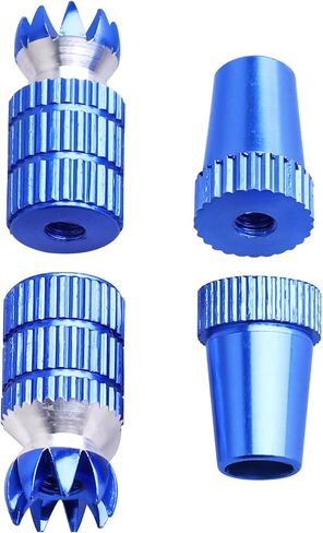 HobbyPark Aluminum RC Transmitter Stick Ends Controller Thumb Rocker M3 Thread for TX Futaba/FrSky/Spektrum DX6i DX7S DX8 DX9 / Taranis X9D /ETurnigy 9X / Hitec Aurora 9 (Blue) in Saudi Arabia