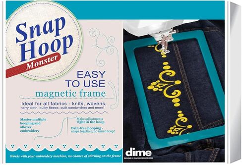 Snap Hoop Monster for Baby Lock/Brother (8" x 8") Magnetic Embroidery Hoop for Machine Embroidery in Saudi Arabia