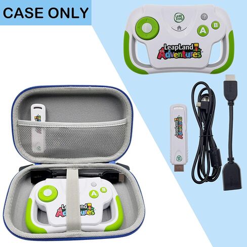 حافظة حمل صلبة من مادة ايفا من ليو تيوب متوافقة مع ليبفروج ليبلاند ادفنتشرز، شنطة سفر للتخزين لوحدة التحكم اللاسلكية وعصا العاب HDMI وملحقات كيبل الطاقة USB (الحافظة فقط) in Kuwait