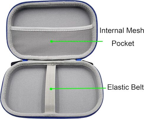حافظة حمل صلبة من مادة ايفا من ليو تيوب متوافقة مع ليبفروج ليبلاند ادفنتشرز، شنطة سفر للتخزين لوحدة التحكم اللاسلكية وعصا العاب HDMI وملحقات كيبل الطاقة USB (الحافظة فقط) in Kuwait