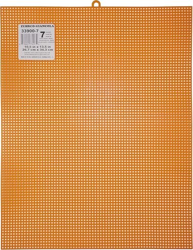 7 Mesh Count Orange Plastic Canvas Sheets Bulk 10.5 x 13.5 Inch 12 Sheets in Saudi Arabia