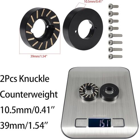 Linsvirgo Brass SCX10 II AR44 الأوزان الأمامية والخلفية غطاء مختلف محاور C مفاصل التوجيه الأوزان مجموعة ثقل الموازنة مناسبة لسيارة 1/10 RC الزاحفة 90046 90047 SCX10 II أجزاء ترقيات (مجموعة 4 في 1) in Kuwait