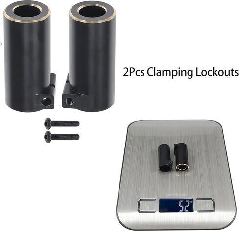 Linsvirgo Brass SCX10 II AR44 الأوزان الأمامية والخلفية غطاء مختلف محاور C مفاصل التوجيه الأوزان مجموعة ثقل الموازنة مناسبة لسيارة 1/10 RC الزاحفة 90046 90047 SCX10 II أجزاء ترقيات (مجموعة 4 في 1) in Kuwait