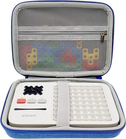 حافظة LeoTube متوافقة مع لعبة ألغاز GiiKER Super Blocks، وحامل تخزين للسفر لألغاز تحفيز الدماغ، وملحقات وحدة التحكم في الألعاب المحمولة التفاعلية (الحافظة فقط) (أزرق) in Kuwait