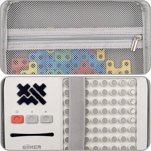 حافظة LeoTube متوافقة مع لعبة ألغاز GiiKER Super Blocks، وحامل تخزين للسفر لألغاز تحفيز الدماغ، وملحقات وحدة التحكم في الألعاب المحمولة التفاعلية (الحافظة فقط) (أزرق) in Kuwait